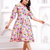 multicolor rayon printed dress
