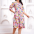multicolor rayon printed dress