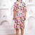 multicolor rayon printed dress