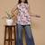 multicolor rayon printed dress