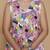 multicolor rayon printed dress
