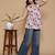 multicolor rayon printed dress
