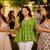 floral printed short kurti for women | cotton blend a-line tunic top