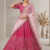 Pink Slub Silk Lehenga Set with Sequins & Dori Work