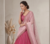 Pink Slub Silk Lehenga Set with Sequins & Dori Work