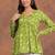 floral printed short kurti for women | cotton blend a-line tunic top