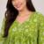 floral printed short kurti for women | cotton blend a-line tunic top