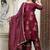 wine rayon printed kurta sets