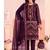 Purple pakistani crunchy silk heavy salwar kameez for women