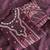 Purple pakistani crunchy silk heavy salwar kameez for women