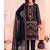 Black pakistani crunchy silk heavy salwar kameez for women