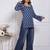 blue rayon printed kurtis