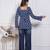 blue rayon printed kurtis