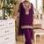 New georgette short salwar kameez pakistani style purple
