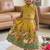 New kids vibrant yellow pichwai embroidered lehenga choli set