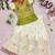 New kids white color little deer forest fantasy lehenga choli set