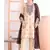 Khadi cotton white suit with brown dupatta 3 piece pair for women