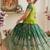 New  kids green color little deer forest fantasy lehenga choli set
