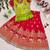 New kids red color  little deer forest fantasy lehenga choli set
