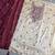 Khadi cotton white suit with pink dupatta 3 piece pair for women