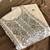 Khadi cotton white suit with mahendi dupatta 3 piece pair for women