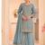 Sky blue vichitra silk palazzo suit for women festival wear