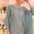 Sky blue vichitra silk palazzo suit for women festival wear