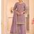 Lilac vichitra silk palazzo suit for women festival wear