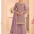 Lilac vichitra silk palazzo suit for women festival wear