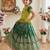 New  kids green color little deer forest fantasy lehenga choli set