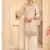 White vichitra silk palazzo suit for women festival wear