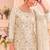 White vichitra silk palazzo suit for women festival wear