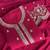 Bollywood style dark pink georgette suit for women