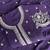 Bollywood style purple georgette suit for women