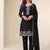 Bollywood style black georgette suit for women