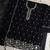Bollywood style black georgette suit for women