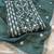 Aqua blue summer wear rangoli silk straight suit for women