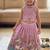 New girls elegant lavender pichwai embroidered lehenga choli set