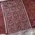 Rust summer wear rangoli silk straight suit for women