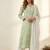 Green Beads Embroidered kurta set