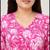 floral printed short kurti for women | cotton blend a-line tunic top