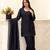 Black Beads Embroidered kurta set