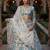 white georgette embroidered lehenga choli 
