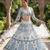 white georgette embroidered lehenga choli 