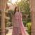 Pink embroidered sharara suit stitched