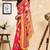pink chanderi cotton printed work designer party wear festive 1 minute ready to wear saree with unstitched blouse piece