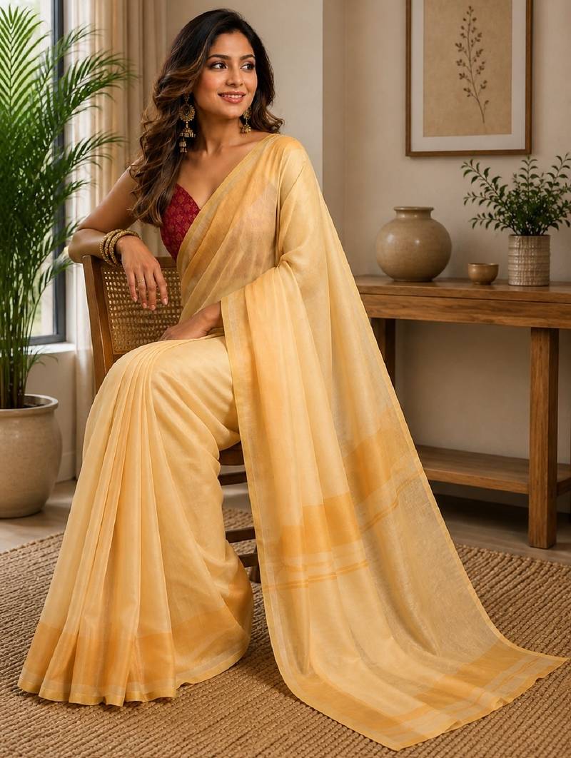 off white maroon chanderi cotton printed   party wear festive 1 minute ready to wear saree with unstitched blouse piece
