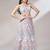 lavender net embroidered lehenga choli with dupatta
