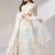off white net embroidered lehenga choli with dupatta