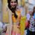 yellow chiffon embroidered lehenga choli with dupatta